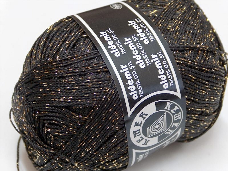 [fnt2-2710] Aldemir Cordonet Lurex (Black)