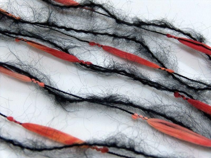 [fnt2-3753] Mohair Balloon_ (Brown, Turquoise, Cream)