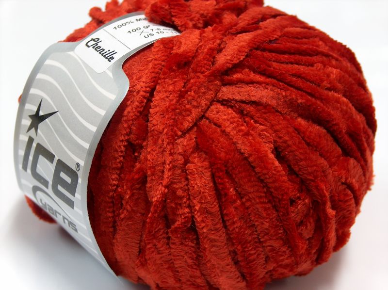 [fnt2-9969] Chenille (Tomato Red)