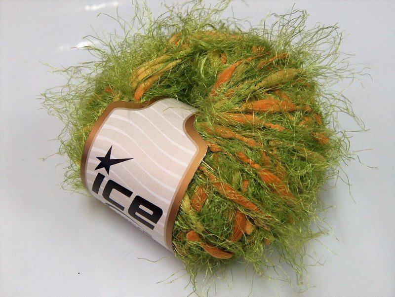 [fnt2-5299] Techno Balloon Lurex (Green, Orange, Yellow)