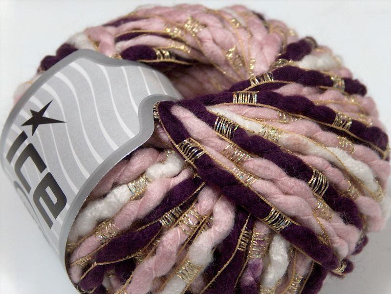 [fnt2-6006] Gold Bamboo (Maroon, White, Light Pink)