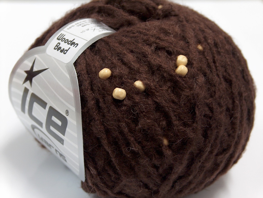 [fnt2-10456] Wooden Bead (Dark Brown)