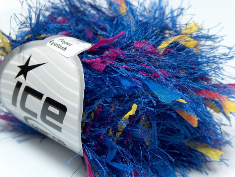 [fnt2-8586] Paper Eyelash (Navy, Rainbow)