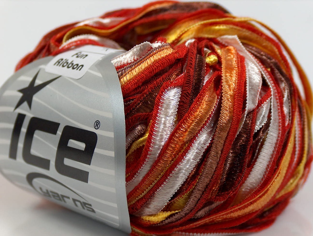 [fnt2-13330] Fun Ribbon (Yellow, Red, White, Brown)