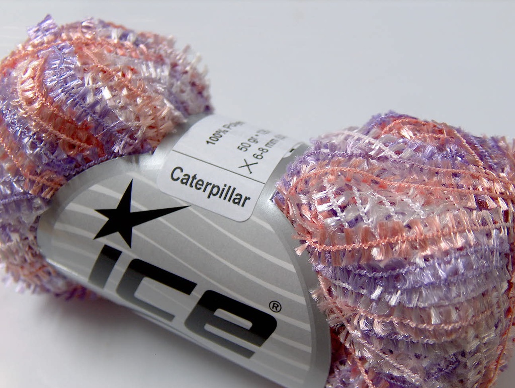 [fnt2-13066] Caterpillar (Lilac, White, Salmon)