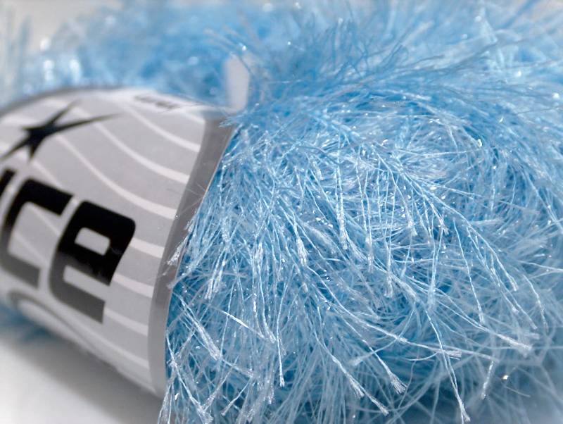 [fnt2-7437] Eyelash Lurex (IceBlue)