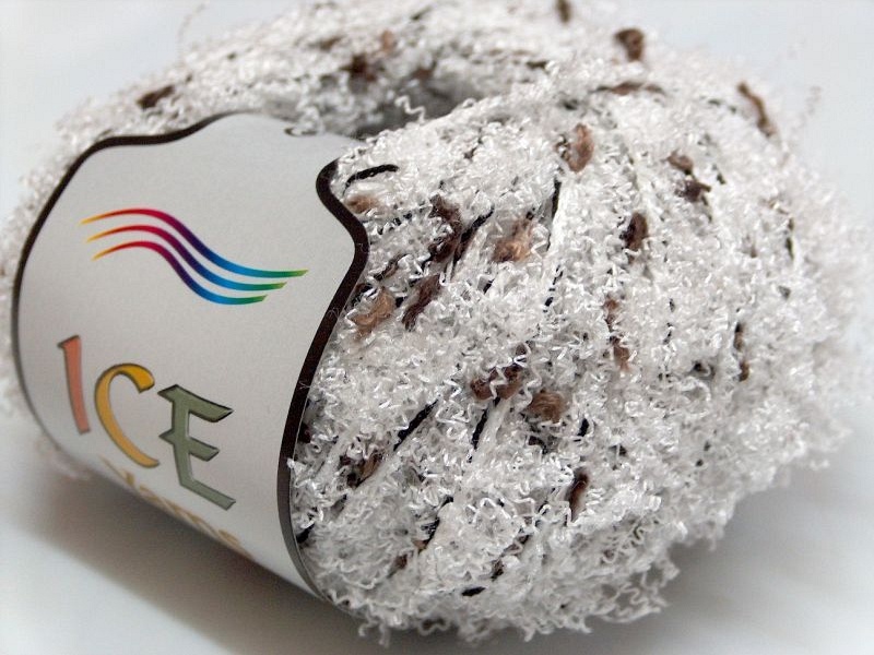 [fnt2-2973] Eyelash Spring (White, Brown)