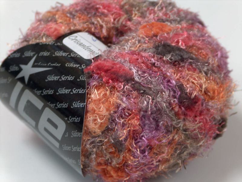 [fnt2-6447] Crisantemo (Grey, Purple, Orange)