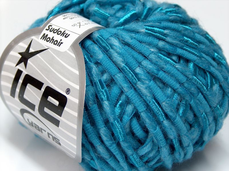 [fnt2-9020] Sudoku Mohair (Blue)