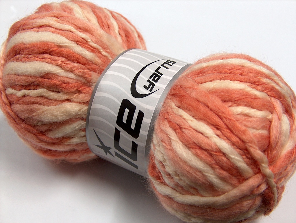 [fnt2-10321] Wind Wool (Salmon, Cream)