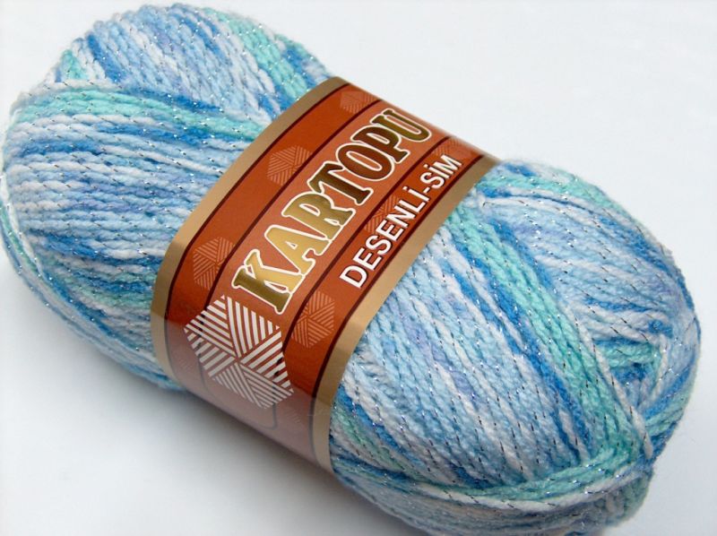 [fnt2-9542] Desenli Sim (Blue, Green, Cream)