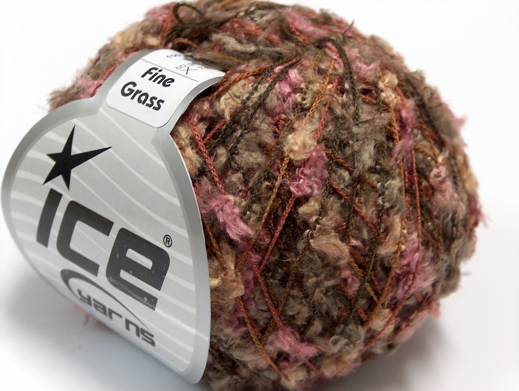 [fnt2-10533] Fine Grass (Green, Pink, Yellow, Khaki)