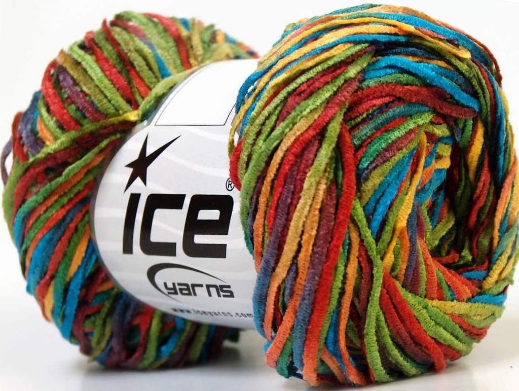 [fnt2-26263] Thin Chenille (Rainbow)