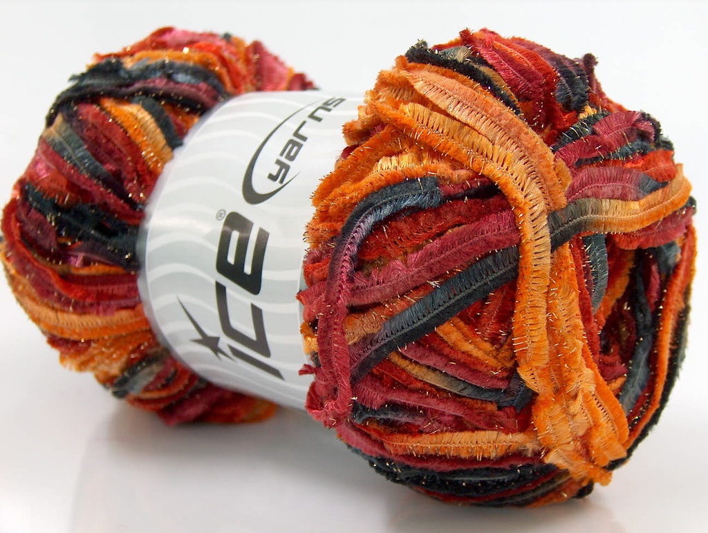 [fnt2-16511] Condor Lurex (Red, Orange, Black)