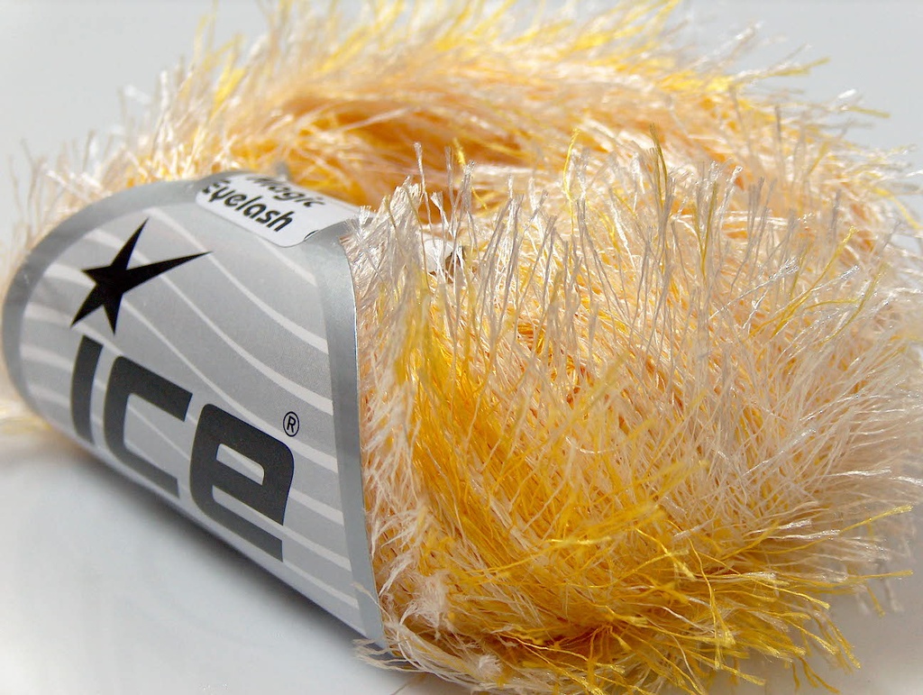 [fnt2-12647] Magic Eyelash (White, Yellow)