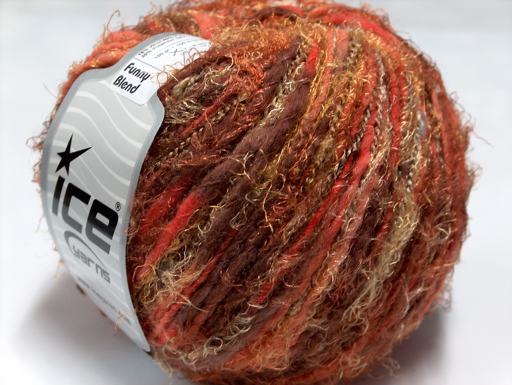 [fnt2-11784] Funny Blend (Orange, Brown Shades)