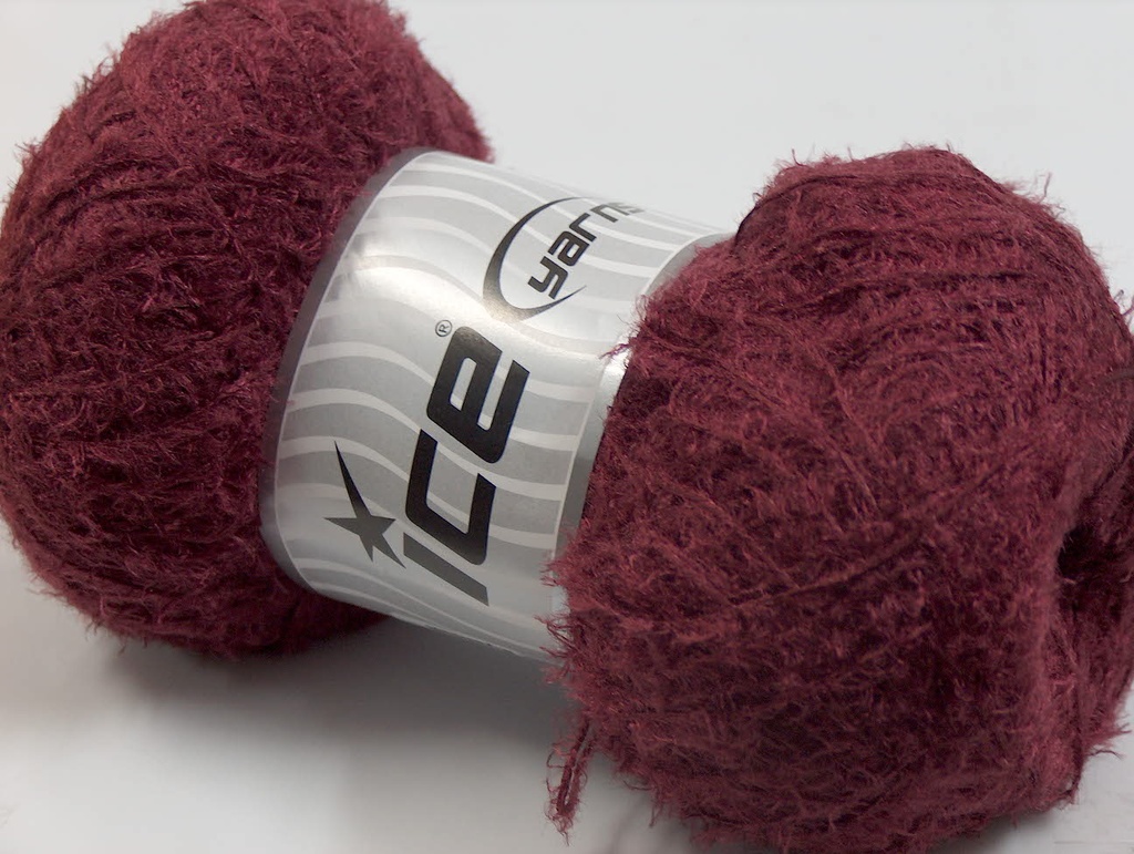 [fnt2-13436] Short Eyelash 100gr (Burgundy)