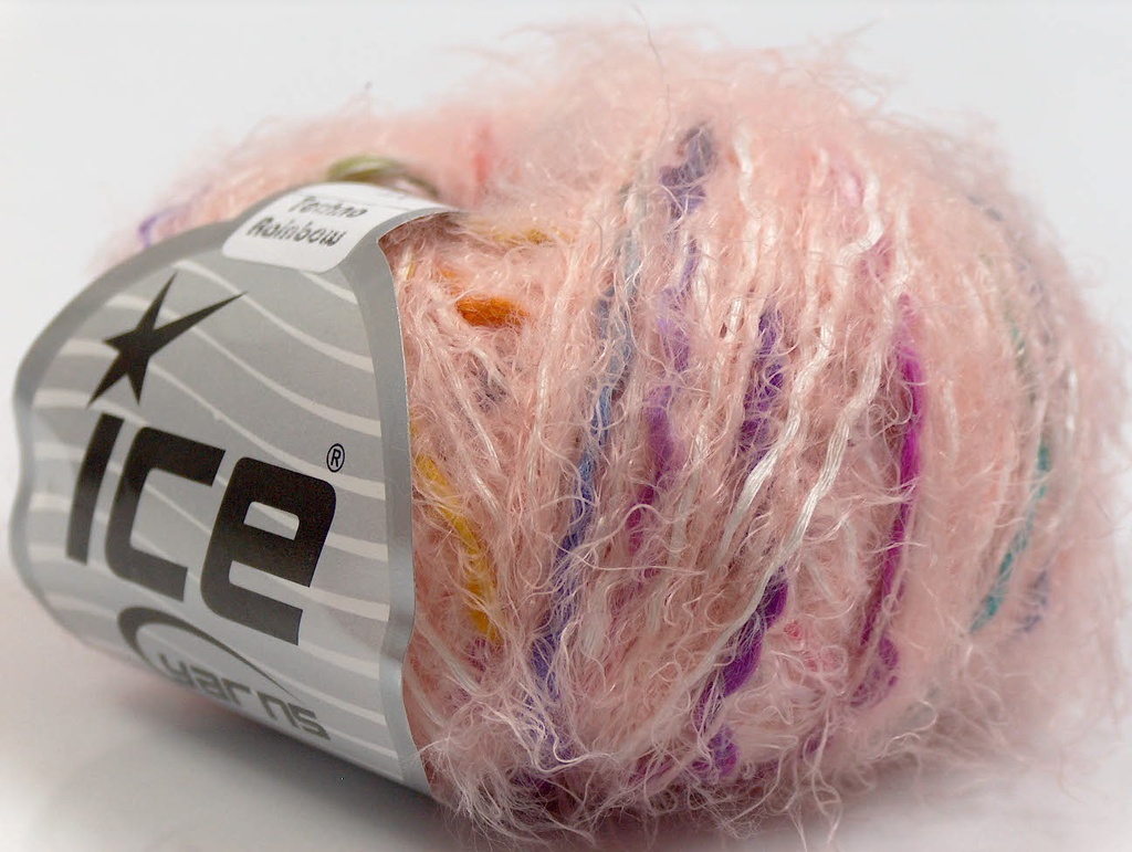 [fnt2-13647] Techno Rainbow (Pink, Rainbow)