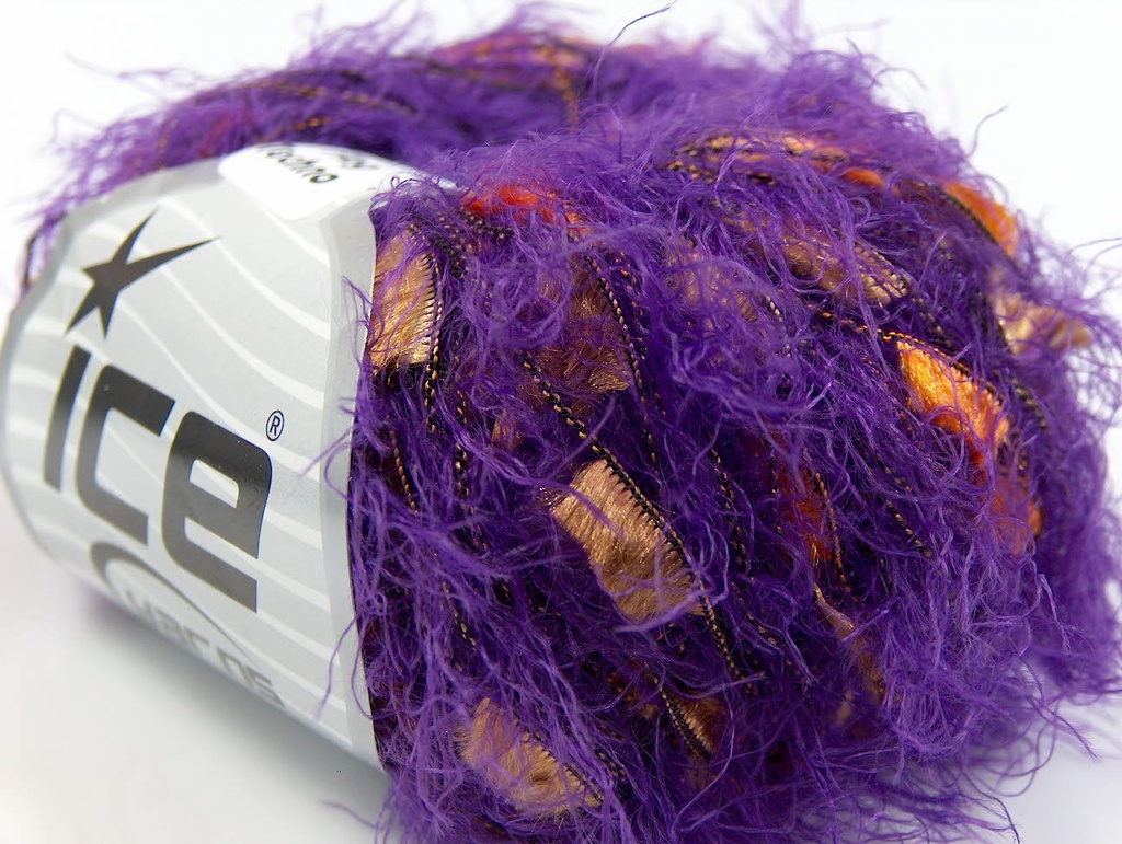 [fnt2-14080] Flag Techno (Purple, Brown, Gold)