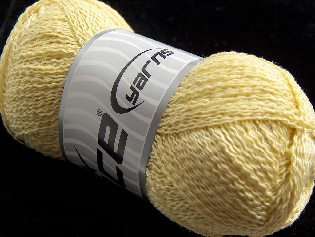 [fnt2-14347] Linen Viscose_ (Light Yellow)