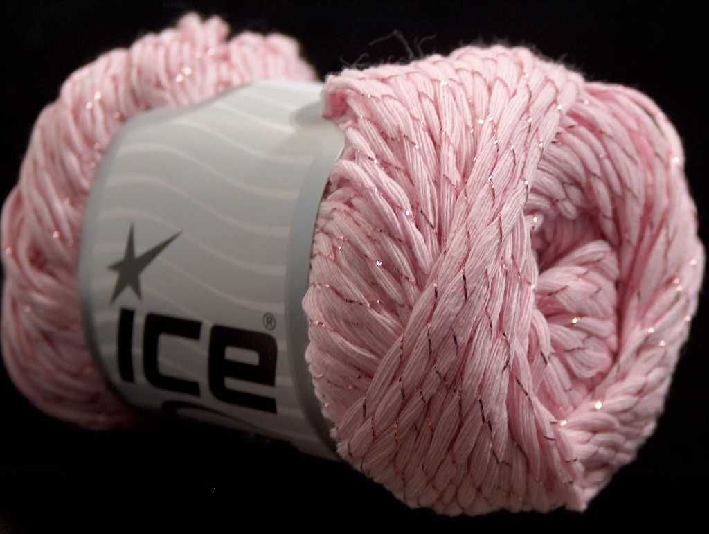 [fnt2-14886] Cotton Metallic (Light Pink)