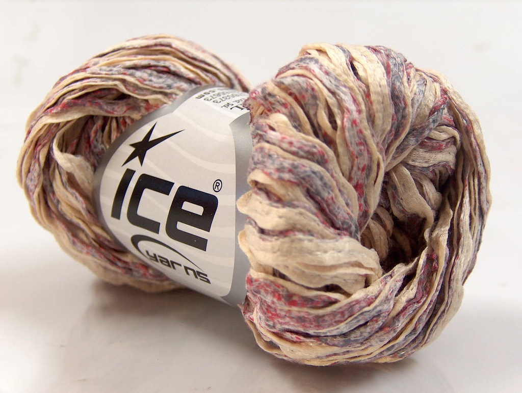 [fnt2-15589] Wave Cotton (Cream, Grey, Red)