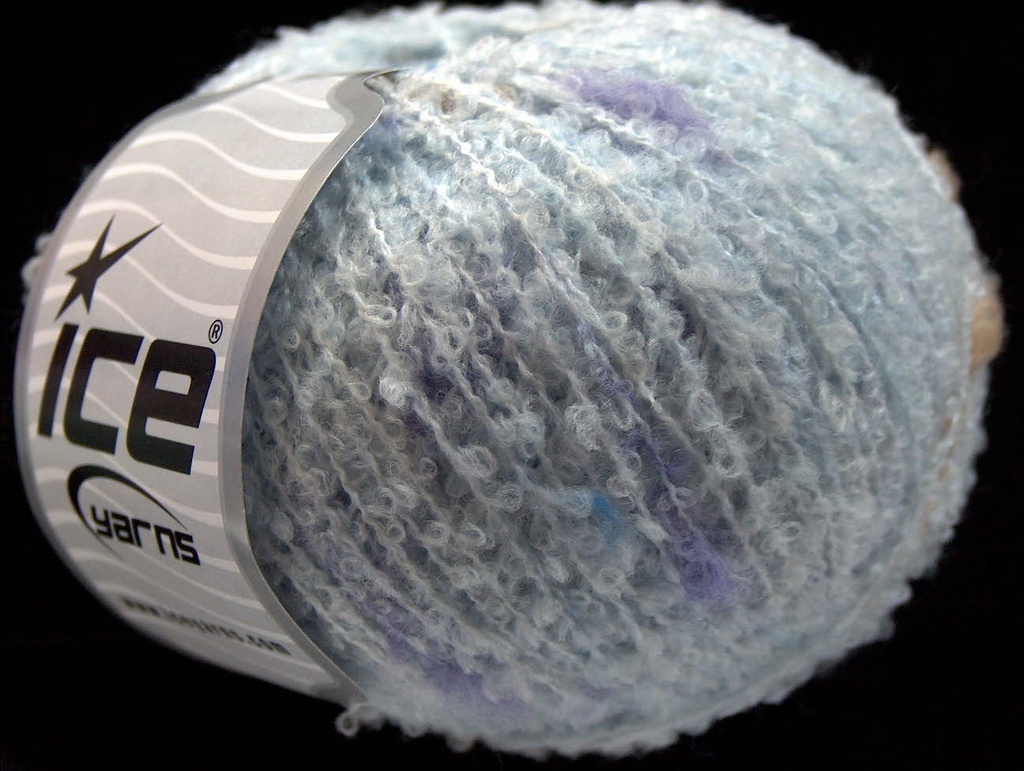 [fnt2-16273] Merino Boucle (Light Blue)