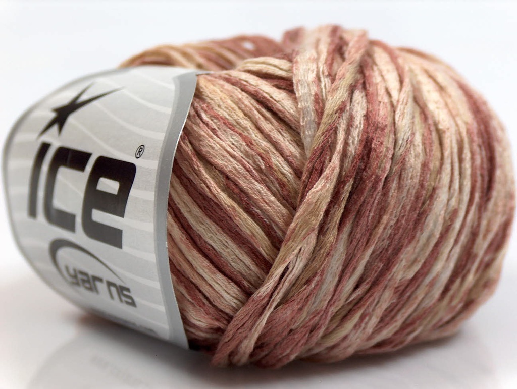 [fnt2-16356] Mesh Cotton (Light Maroon, Cream)