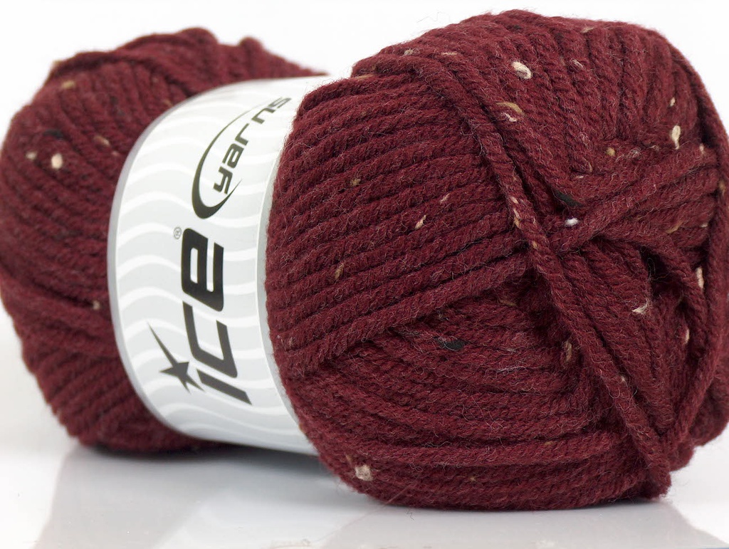 [fnt2-18054] Star Wool (Burgundy)