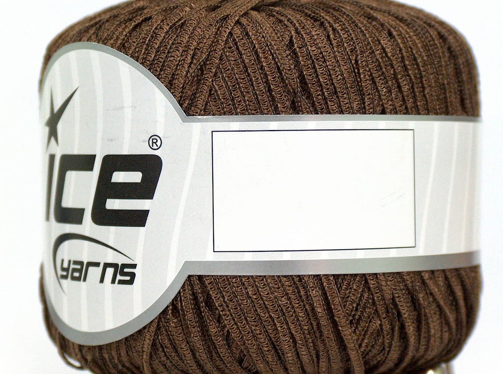 [fnt2-18399] Narrow Cotton Ribbon (Brown)