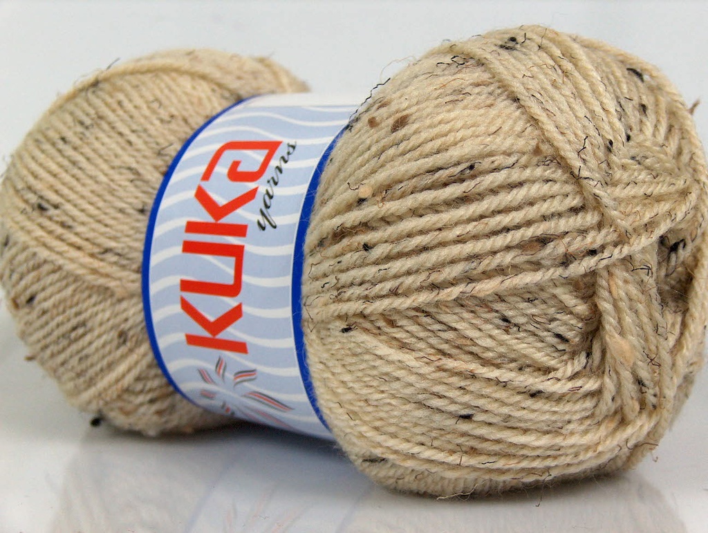 [fnt2-18575] Merino Tweed (Cream)