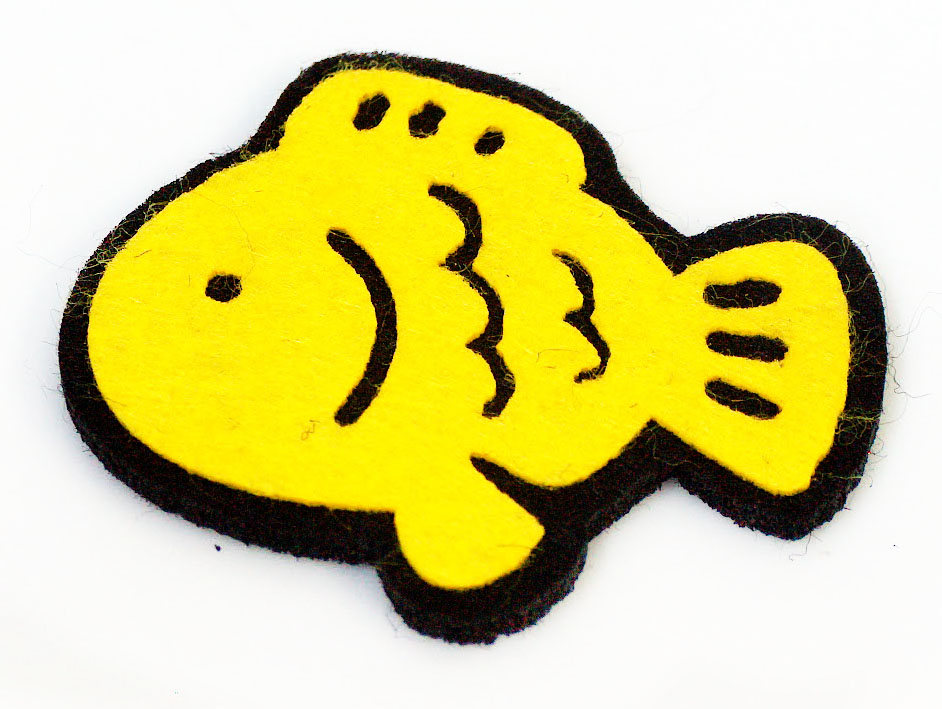 5 Felt Figures - Fish