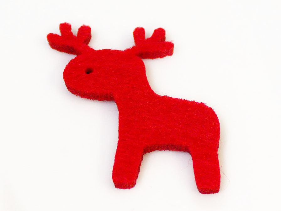 5 Felt Figures - Deer