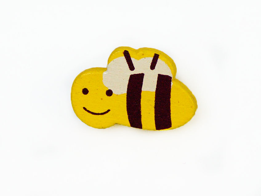 5 Bee Shape Buttons