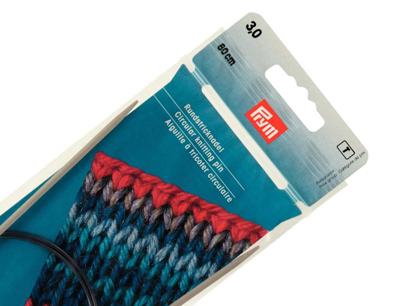 Prym Aluminum Circular Knitting Pins - 80 cm