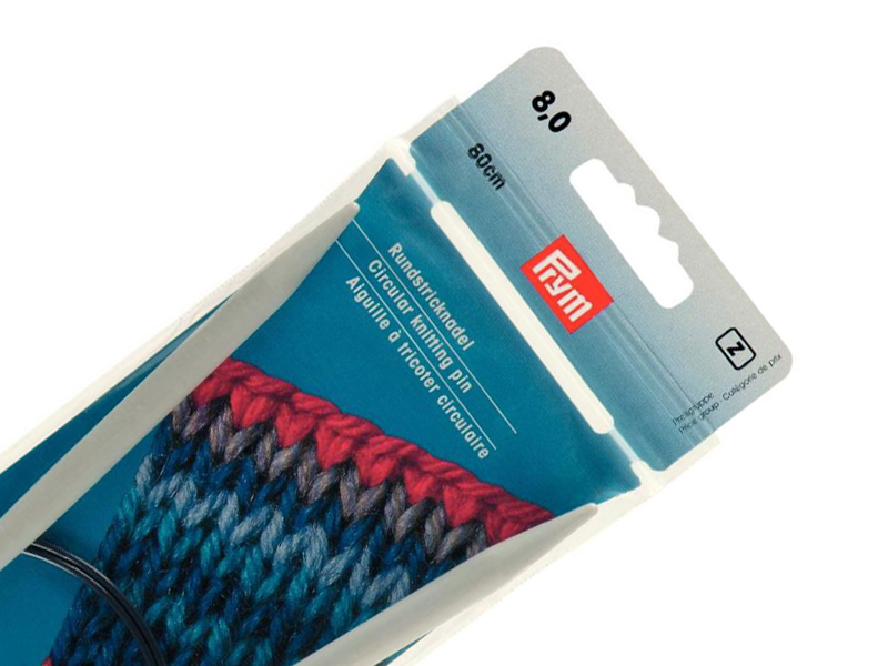 Prym Plastic Circular Knitting Pins - 80 cm