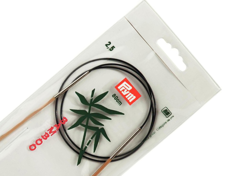 Prym Bamboo Circular Knitting Pins