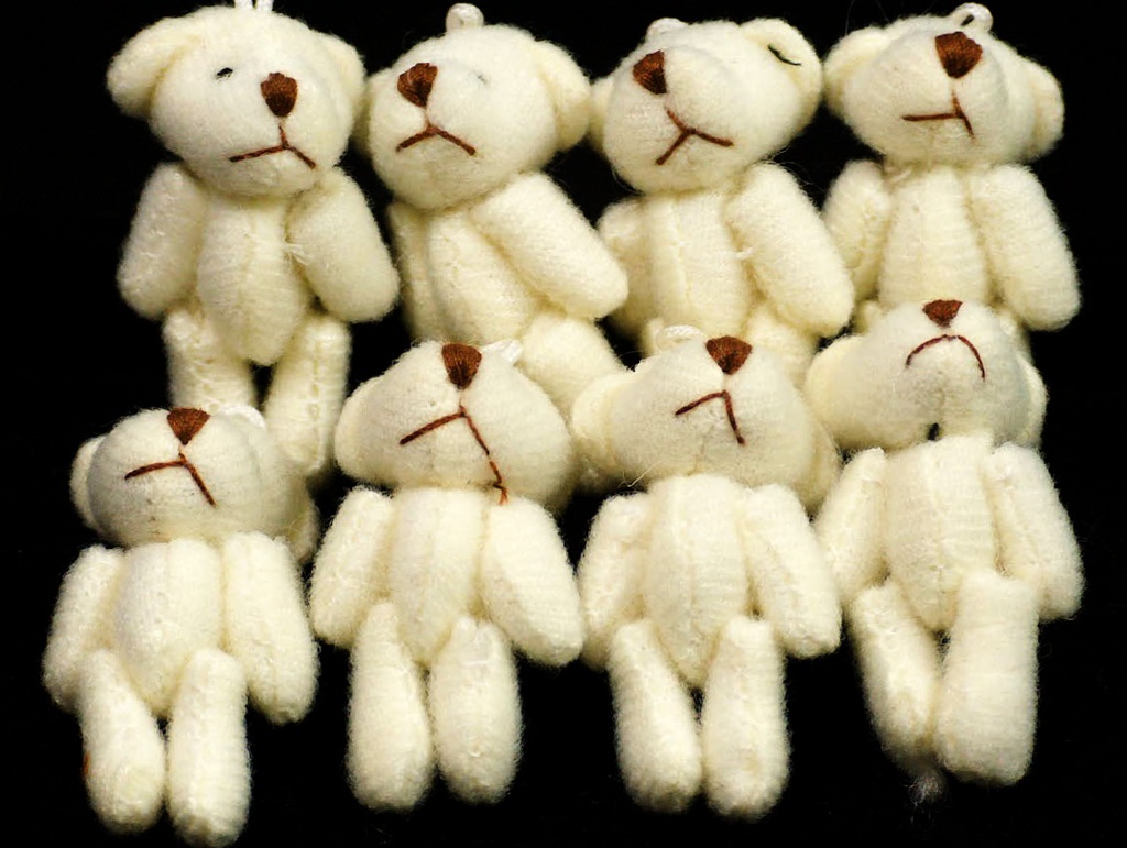 8 Teddy Bear Beads