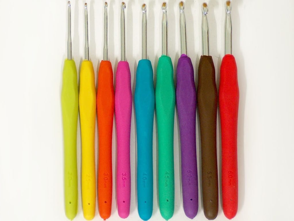 Set of 9 Sizes Silicon Grip Hooks