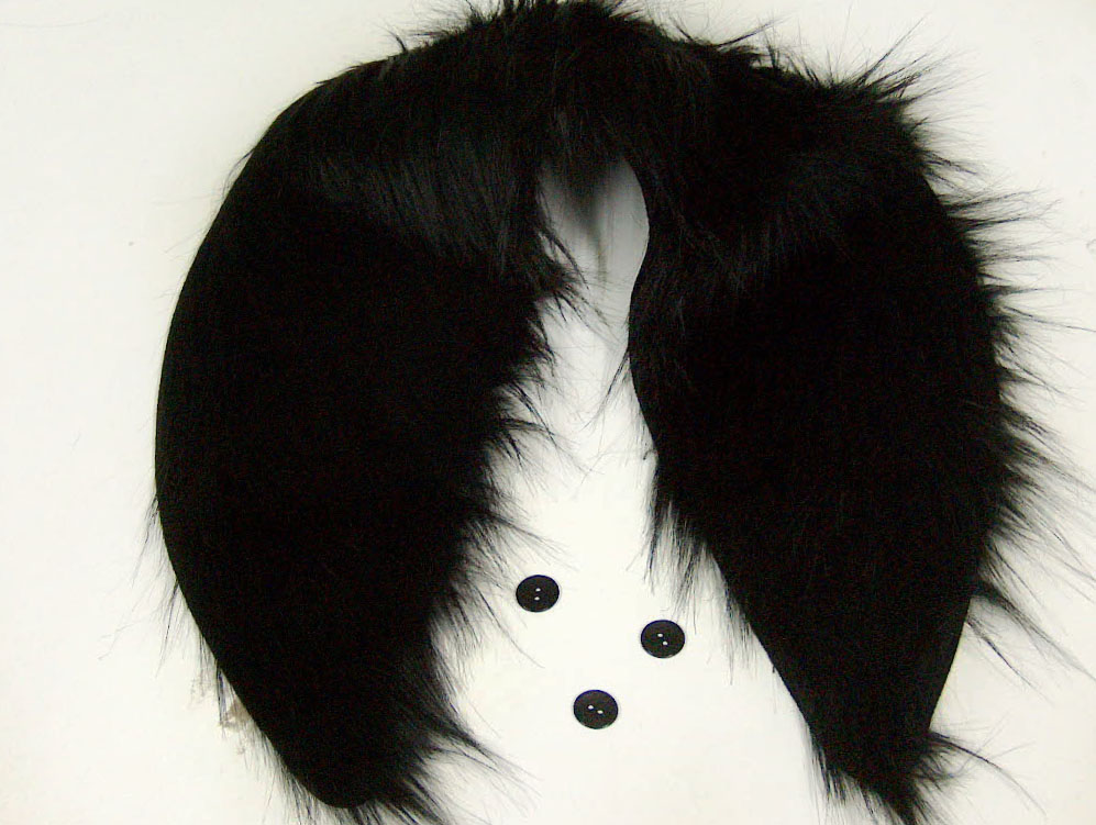 Faux Fur Wide Collar