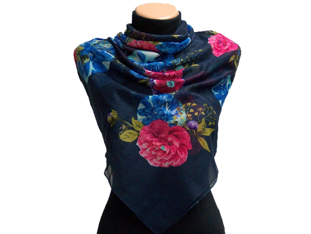 Floral Design Scarf 2