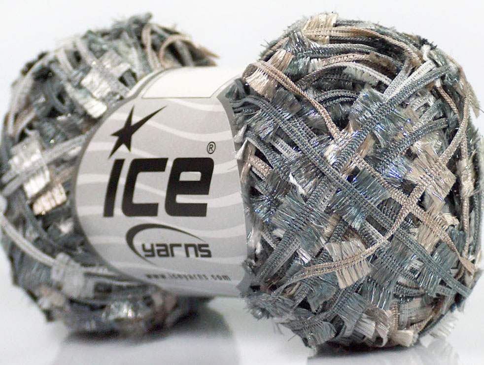 [fnt2-45266] Maxi Butterfly Glitz (Grey, Beige)