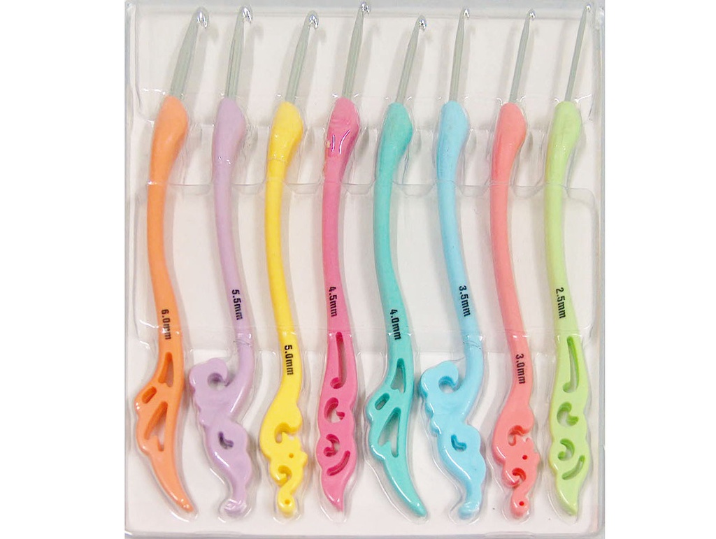 8 Sizes Wings Design Crochet Hook Set