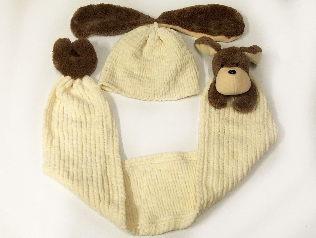 Animal Hat - Scarf Set