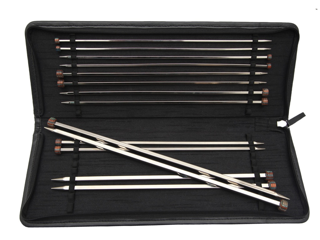 KnitPro Nova Cubics Single Pointed Needle Set