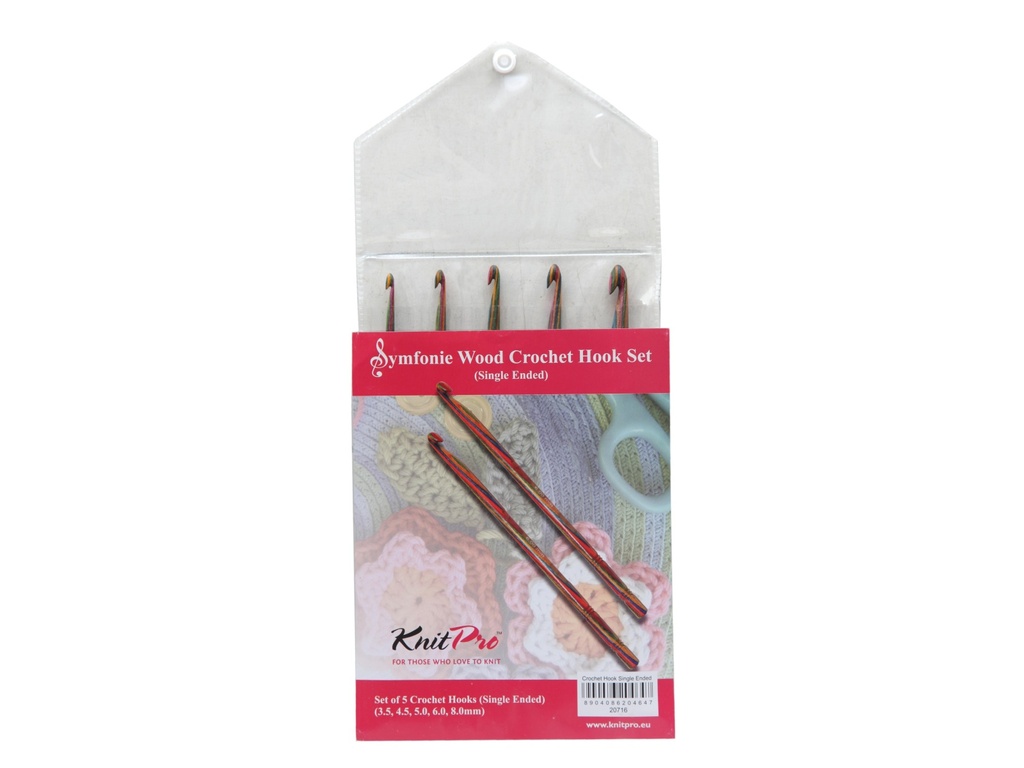 KnitPro Symfonie Wood Crochet Hook Set
