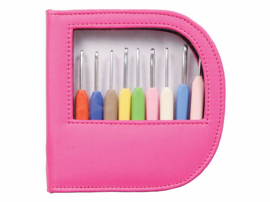 KnitPro Waves Aluminum Crochet hooks in Soft-Feel