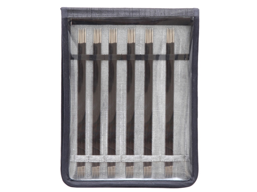 KnitPro Karbonz Double Pointed 20 cm Sock Needle Set