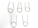 5 Sizes Set 120 cm Steel Circular Knitting Needles