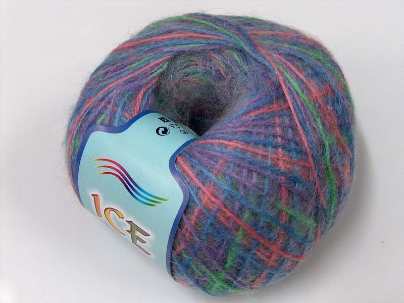 [fnt2-1744] Mohair Thin (Blue, Yellow, Purple)